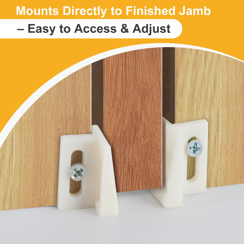 20 Pack Pocket Door Guide Bottom,Sliding Door Guide, 1.125 Inch,Jamb Mounted. 20