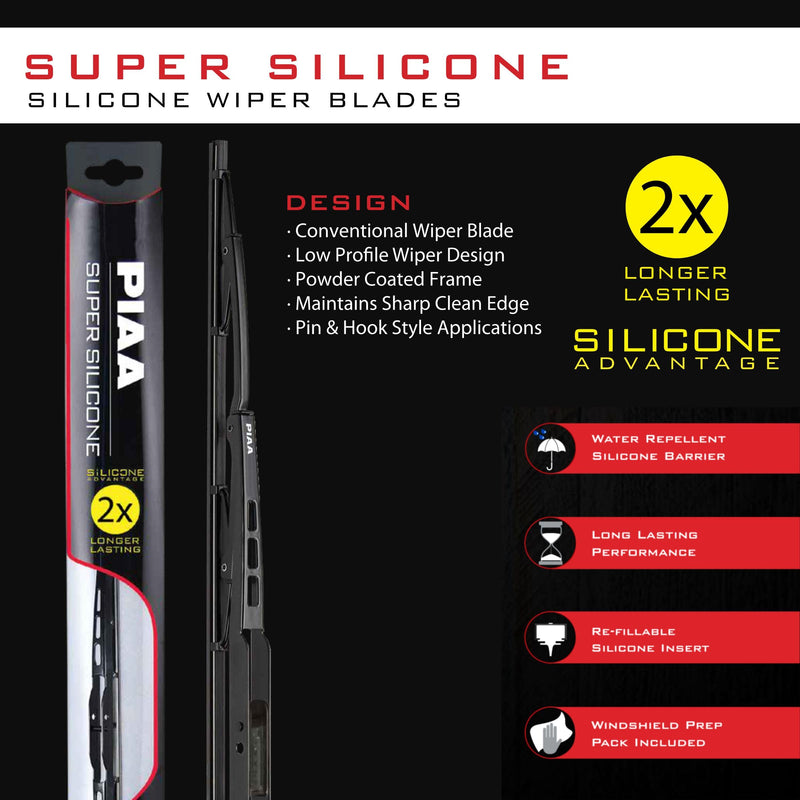 Piaa 95055 Super Silicone Wiper Blade - 22" 550mm (Pack of 1)" 22 Inches