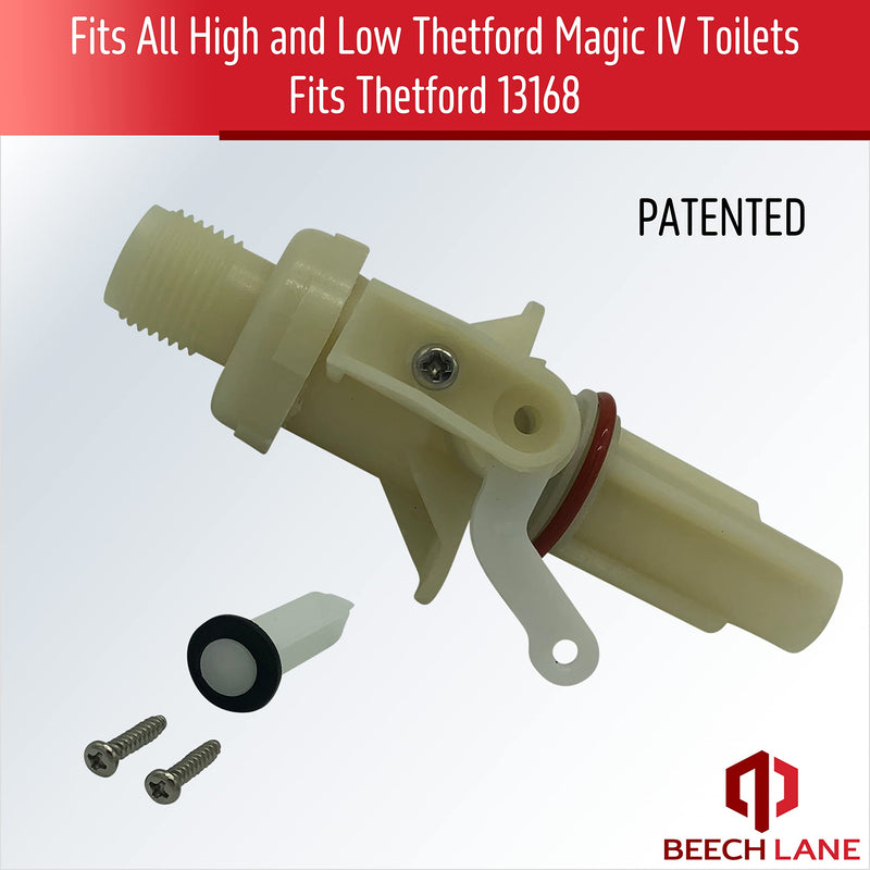 Beech Lane Patented Upgraded 13168 Toilet Water Valve Kit For Thetford Aqua Magic IV Toilets, Higher Performance In Freezing Conditions, Improved Valve Lifespan,