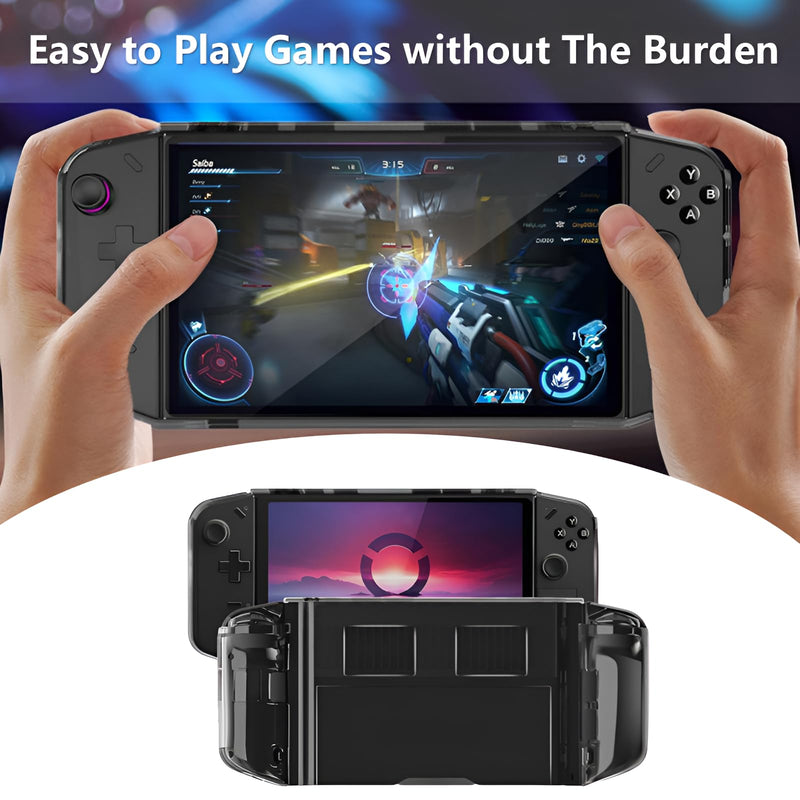 Lenovo Legion Go Case, Soft TPU Shockproof Protective Case Legion Go Accessories, Anti-Fingerprint Scratch Resistant Cover for Legion Go Handheld Gaming Console 8.8" (black)