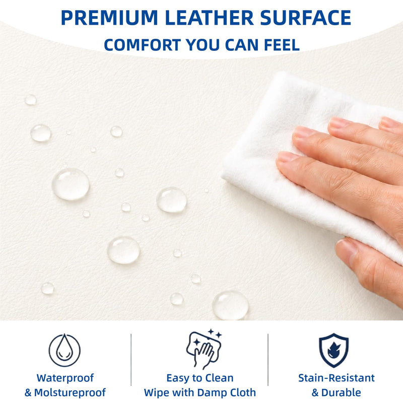 3-Inch Padded Raised Toilet Seat Cushion for Seniors, Firm High-Density Foam Toilet Seat Riser with Waterproof Cover, Easy to Clean, Fits Standard and Elongated Toilets (White) White 3 inches
