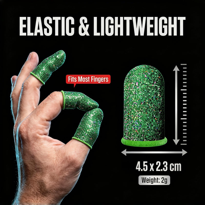 40pc Gaming Finger Sleeves, Esports Grade | 4 Styles, No Break Touch, Anti-Sweat, for FPS/TPS/ACT/MOBA
