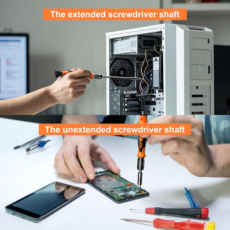  [AUSTRALIA] - JOREST 117 in 1 Precision Screwdriver Set, Tool Gifts for Men, Mini Repair Tool Kit with Torx Triwing Bits, Repair for Computer, Macbook, Laptop, PC, RC, PS5, iphone, Electronics, XBOX, Glasses