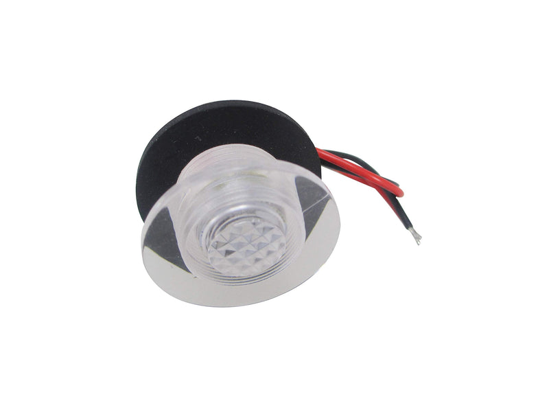 Pactrade Marine 4 Pieces Boat LED Livewell Round Button White Courtesy Light OEM Waterproof
