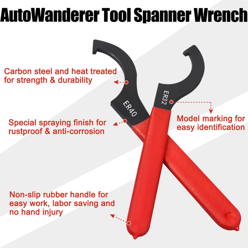 4pcs Coilover Spanner Wrench Set Adjustable Shock Wrench Heavy Duty Steel C Spanner for Most Coil Overs Shocks Adjustment and Suspension System 4 PCS Red