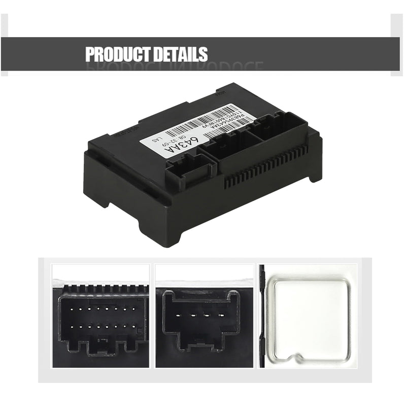 68395643aa Transfer Case Control Module Compatible with 2011-2013 Jeep Grand Cherokee Dodge Durango 3.6L V6 / 5.7L V8 Replace 56029423AI, 56029423AJ, 56029423AK (2011-2013)