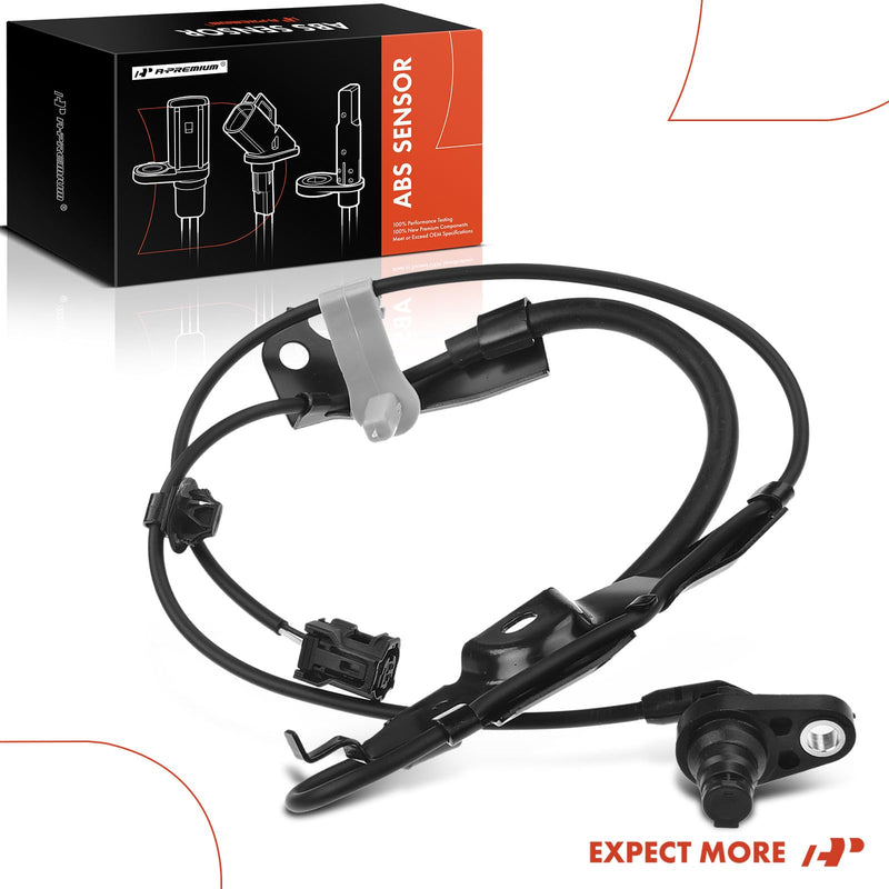A-Premium Front Left ABS Wheel Speed Sensor - Compatible with Lexus & Toyota Models - Camry 2012-2017, Avalon 2013-2015, ES350 2013-2018, ES300h - Front Driver Side, Replaces 89543-06040, 89543-06050