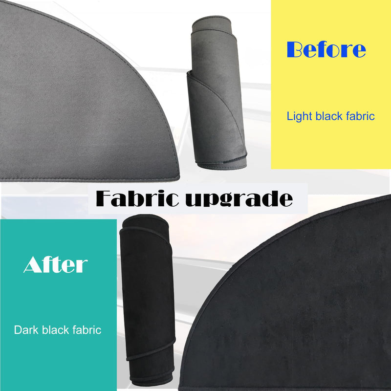 2025 Dashboard Cover for Tesla Model Y Dashboard and Glare Protection，not fit for Model Y Juniper 2025 (Model Y, White Logo, 2021-2024) Model Y - White Logo Letters 2021-2024