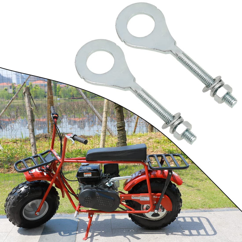 FVRITO 15mm Chain Tensioner Adjuster for 196cc 6.5HP Massimo MB200 Baja Warrior MB165 MB200 Coleman CT200U Trail Motovox MBX10 MBX11 Mini Bike 50cc-125cc CRF50 XR70 CT70 ATV Pit Dirt Bike Motorcycle 2 pack