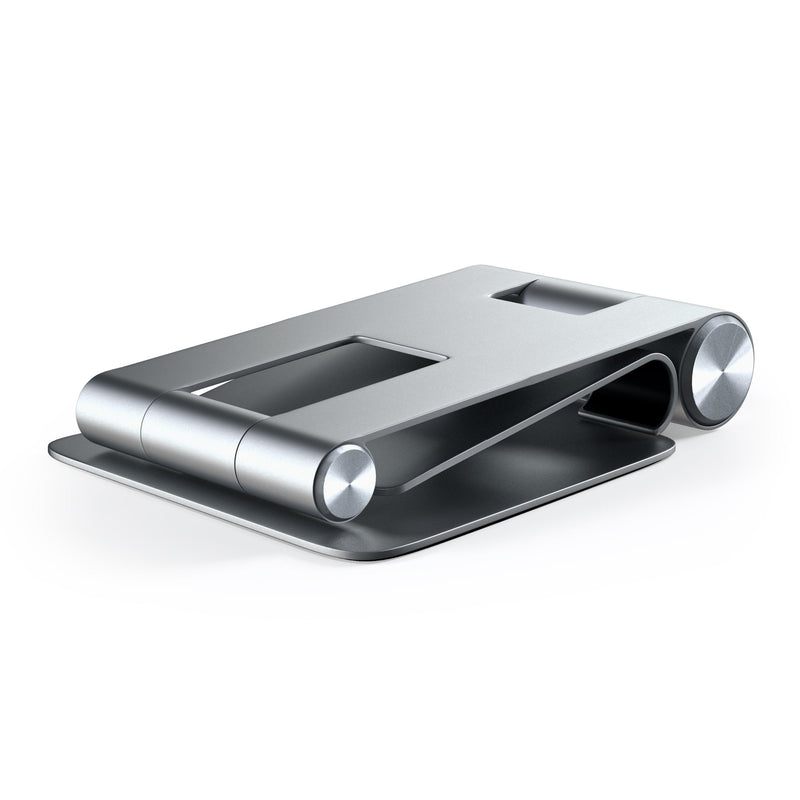 Satechi R1 Multi-Angle Foldable Tablet Stand, Compatible with iPad Air/Pro M4/M3, iPad mini, iPhone 17 and More - Space Gray