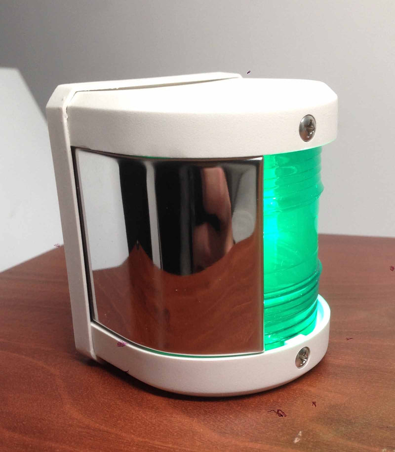 Pactrade Marine Boat Green Starboard Side LED Navigation Light Waterproof Boats Up To 12M