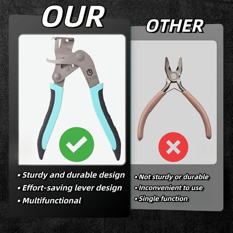 Car Clip Pliers and Disassembly Tools, Efficient Multi-Functional Automotive Snap Pliers, Clip Removal Tool, Trim Tools Removal, Easy to Without Damage Remove Fasteners Clips Buckles and Rivets (1 pc) 1 Pc