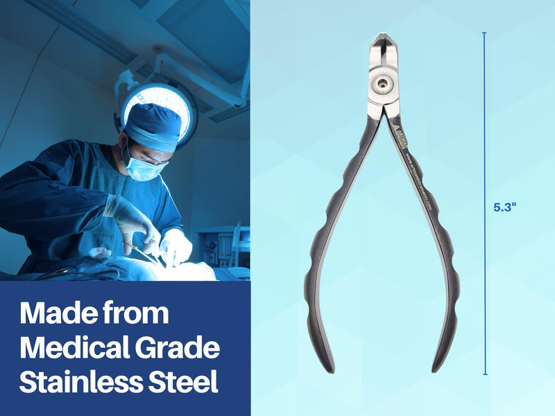 ARTMAN INSTRUMENTS Distal End Cutter with Tungsten Carbide Inserts, Premium Quality Surgical Tool with Safety Hold, Dental Orthodontic Wire Cutter