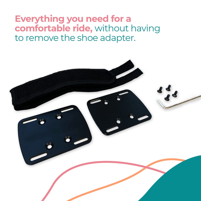 SELINA Toe Cages Compatible with The Peloton Bike - Toe Clips Bike Pedals for Peloton Bike and Bike Plus - Use Regular Shoes - Shoe Cage for Peloton Pedal Converter - Ride with Sneakers
