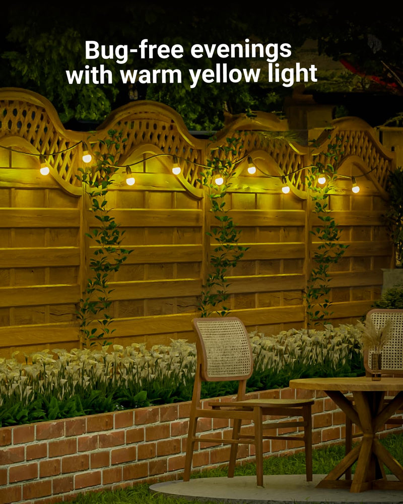 Sunco 6 Pack Yellow Light Bulbs Outdoor A19, LED Bug Lights for Outside Dusk to Dawn, 480 LM, 9W, 2000K Amber Glow, Auto On/Off Photocell Sensor, E26 Base, for Porch Patio Deck Backyard UL 6 Count (Pack of 1) Yellow 2k