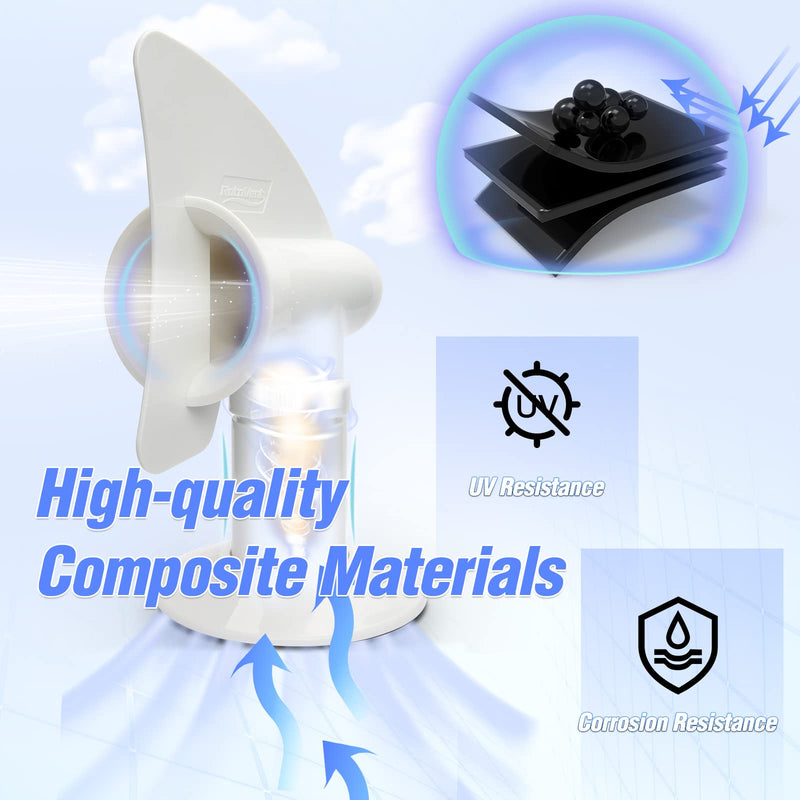 Rotating Sewer Vent, Rotating Sewer Plumbing Vent for RV, Rotating Holding Tank Vent & Black Water Tank Vent - White, 1 Pack