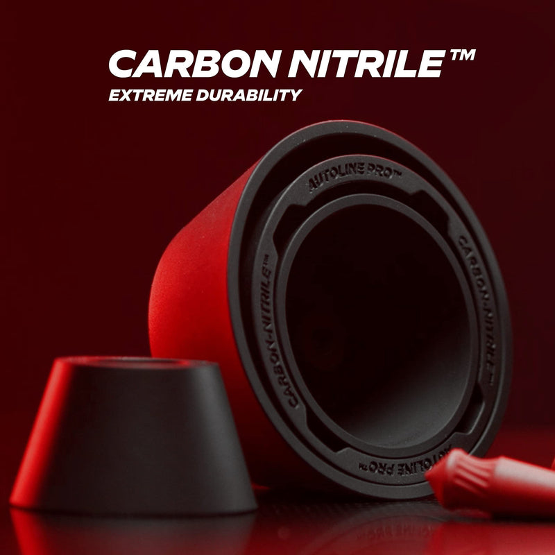 AutoLine Pro Cone and Plugs 2-in-1 Adapters | for Automotive Smoke Machine Leak Testing | Cone & Cap Plugs Function | CarbonNitrile™ | This Product is Patented.