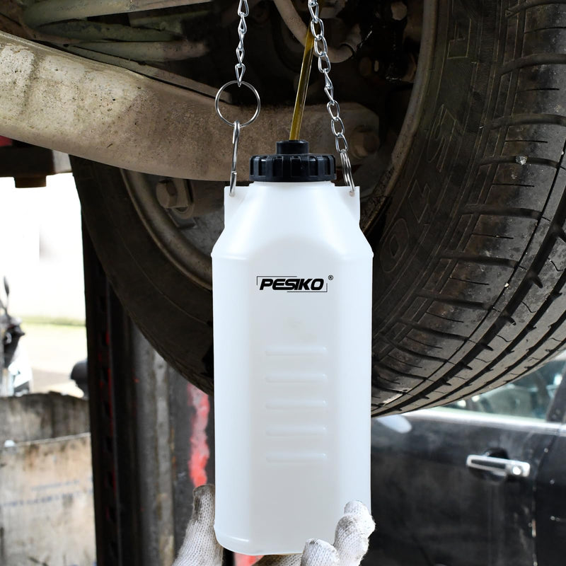 1L Brake Bleeder Bottle One Person, Brake Fluid Bleeding kit with 24 inch Tube and Rubber Connector for Collect Brake Fluid 1 L Reservoir Bottle