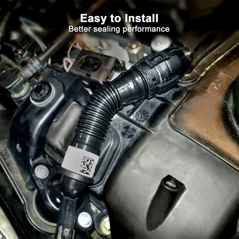 11127584128, Crankcase Vent Hose from Valve Cover for BMW X1 X3 X4 X5 X6 135i 535i 640i
