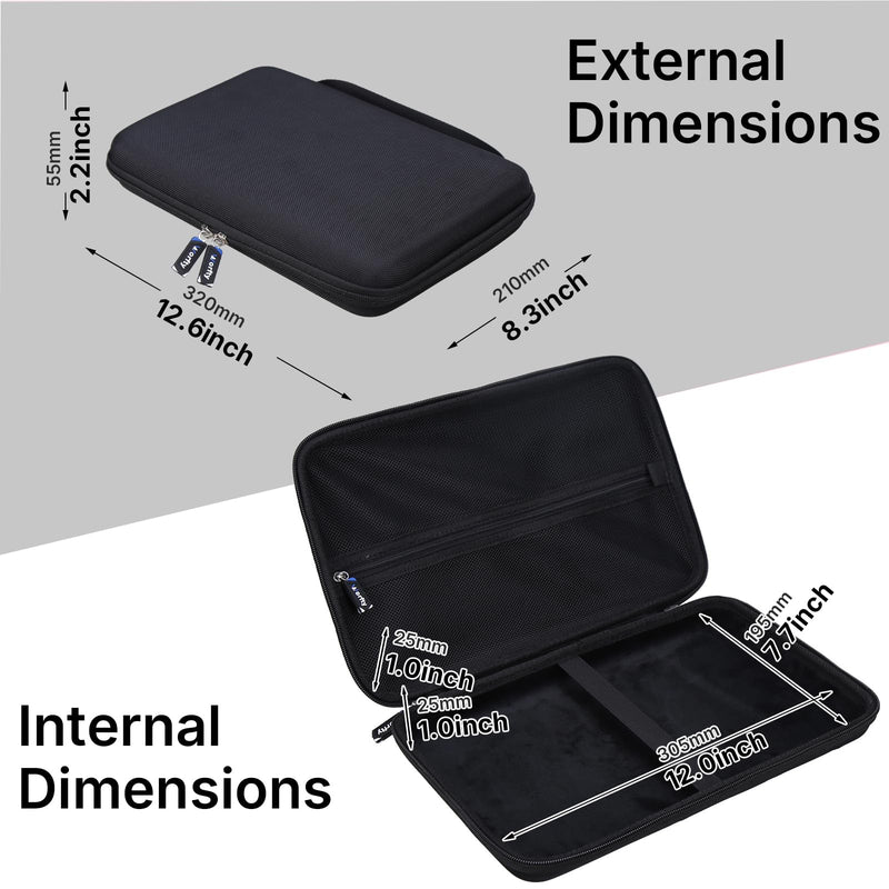 Case for Wacom MovinkPad 11 - Hard Travel Protective Carrying Storage Bag, Box Only Black