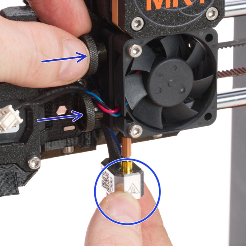 3D Printer Accessories 2Pcs PrusaMK4 XL MK3.9 Nextruder Bimetal Heatbreak with 2Pcs Brass 0.4mm Nozzle Plug and Play: Not Compatible with MK3 MK3S+ MINI Ender 3 BCZAMD