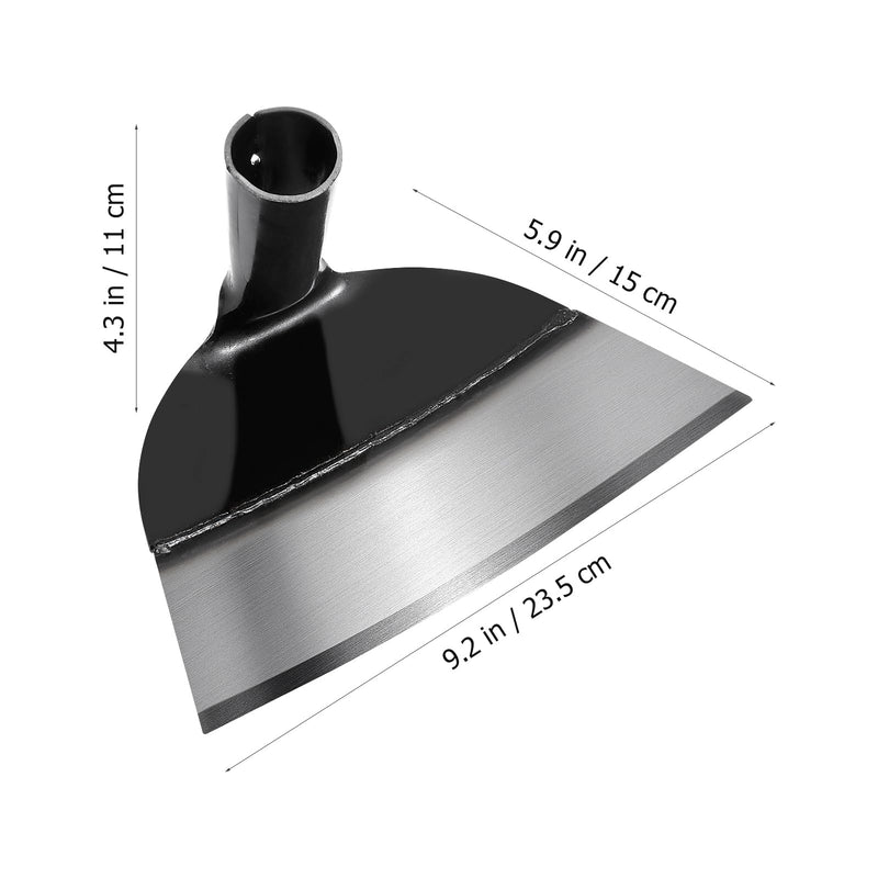GANAZONO Steel Garden Hoe Tool 9.25 Inch Replaceable Weeding Hoe for Efficient Gardening and Soil Loosening Durable Manganese Weeder Accessory