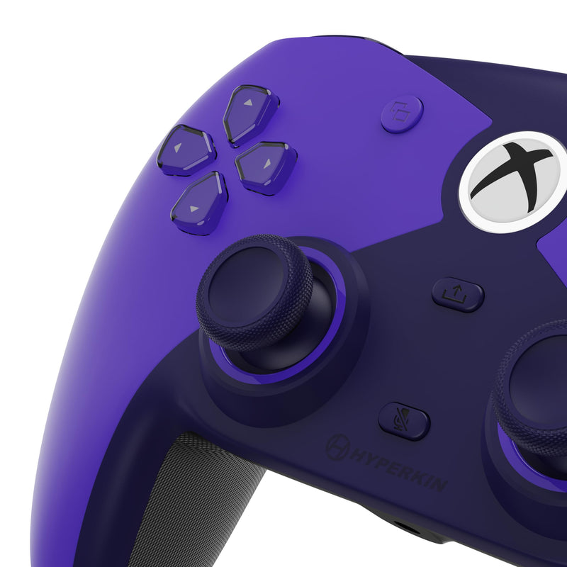 Hyperkin The Competitor Wired Controller for XBOX Series X|S, XBOX One & PC with Hall Effect Joysticks & Impulse Triggers; Symmetrical Layout & Precision D-Pad - Officially Licensed XBOX - Murasaki (Purple) Purple