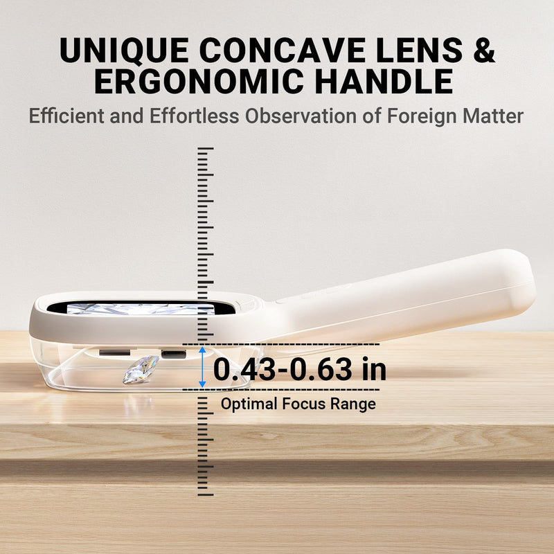  [AUSTRALIA] - ScopeAround Digital Microscope, Autofocus Handheld Microscope, Magnifier with 2.8" IPS Screen and LEDs, Portable Magnifying Glass, Compatible with Mac/Windows