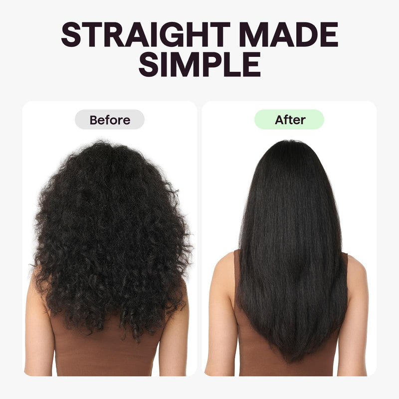Wavytalk Steam Hair Straightener Brush with Negative Ions 4 in 1 | Steambrush Pro Steam Straightening Brush for Women Reduced Heat Damage with Steam and Ionic, Fast Styling, Frizz-Free, Pink
