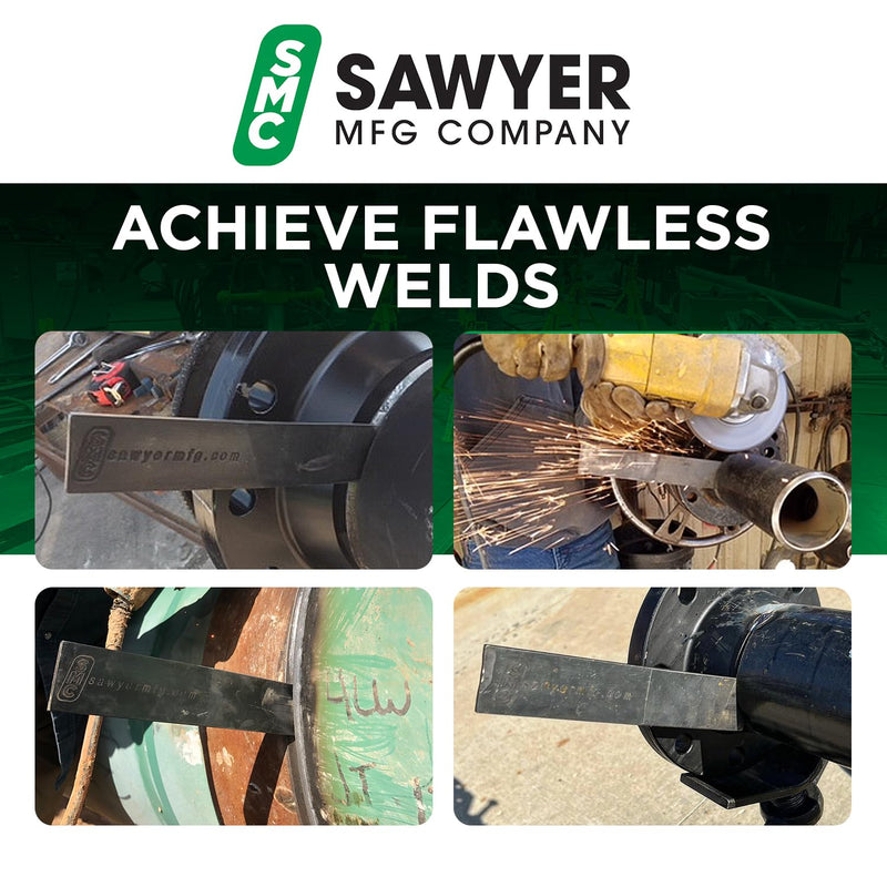 Sawyer Mfg Company 4" Welding Wedge – Precision Steel for Pipe Fitting and Metalwork for Accurate Gap Adjustment, Ideal for Pipefitters, TIG, Ironworkers, Gutter Installation and Metal Spacers – Large