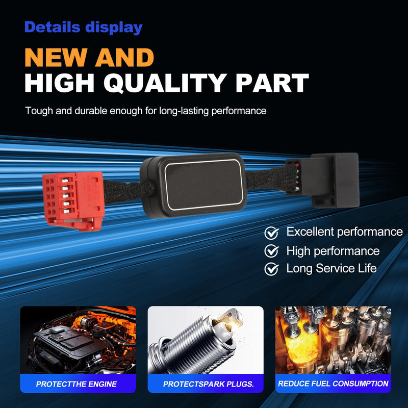 Auto Start Stop Eliminator Engine System Harness Cable fits Tiguan 2022-2024 ，Three Mode Switching, Automatic Shutdown/Memory/Service