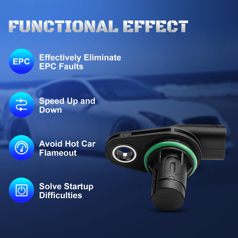  [AUSTRALIA] - Set of 2 Camshaft Position Sensor Compatible with Mercedes-Benz C300 C350 CL550 CLS550 E350 E550 E63 G63 S63 AMG GL550 ML350 ML550 S550 SL550 SLK350 2012-2018 Replaces 2761530028, 2769050143