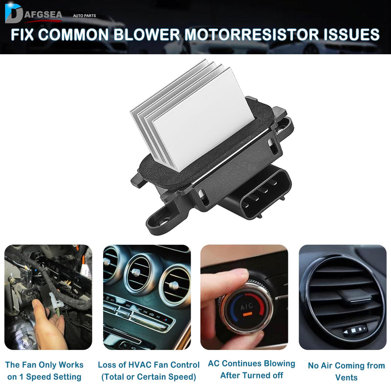 HVAC Blower Motor Resistor AC Blower Control Module for 2010-2017 Ford Expedition 2010-2014 Ford F-150 2011-2017 Lincoln Navigator Auto Temp Control BL3Z-19E624-A YH-1829