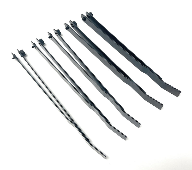 Metal Magery 5 Piece 6" Hole Finder Tools Sheet Metal Strap Duplicator Kit Includes #40, #30, #21, #10, & 1/4"