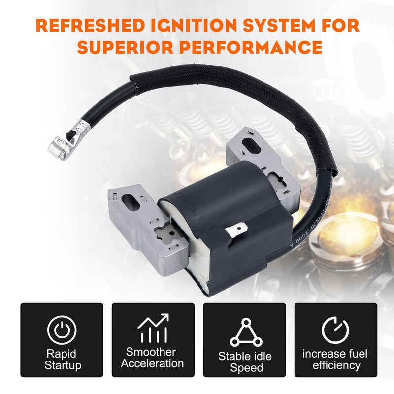 HIPA 590454 Ignition Coil Compatible with Brigg Stratt 799381 790817 692605 802574 Magneto Armature