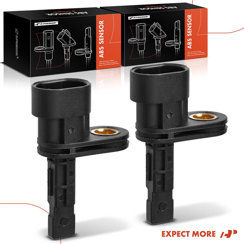 A-Premium ABS Wheel Speed Sensor Compatible with Chevy & Pontiac Models - Caprice 2011-2013, G8 2008-2009 - Rear Driver and Passenger Side, (2-PC Set) Pack of 2