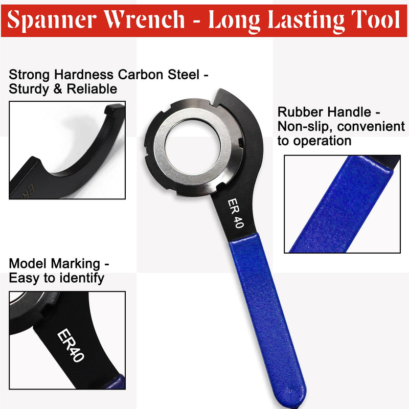 4Pcs Universal Coilover Spanner Wrench Set, Shock Wrench Adjustable Spanners for Most Car and Motorcycle Coil Over Shock Adjustments 4 pcs Red