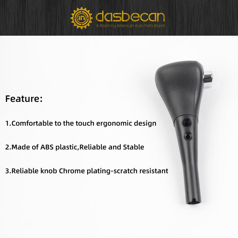 Dasbecan Shifter Knob Handle Compatible with Honda Accord 2003‑2006 Automatic Gear Shift Handle Lever Replaces 54130-SDA-A84ZB 54130-SDA-A51 Shifter Knob & Stick