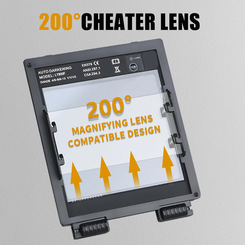 3PCS 3.54" x 4.25" Magnification Welding Lens, SONNLER 2.5 Cheater Lens Compatible with Most Welding Helmets (3.54" x 4.25")2.5