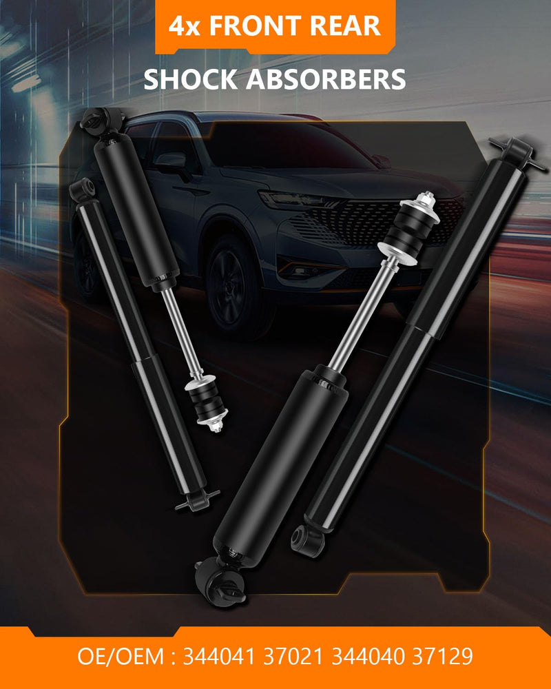 Front Rear Shocks for Chevy(RWD),OCPTY Shock Absorbers Struts Fits 1995-2005 for Chevy Blazer/LLV/S10/S10 Blazer,for GMC Jimmy/S15/S15 Jimmy/Sonoma,for Isuzu Hombre 344040 37129 344041 37021 Pack of 4
