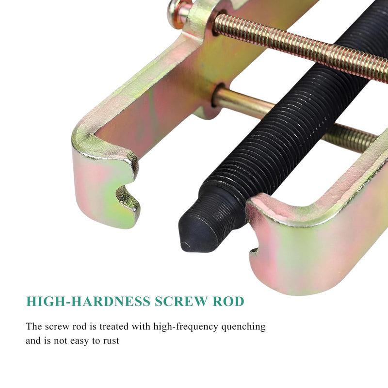 4" 2-Jaw Gear Puller, Adjustable Two Jaw Gear Bearing Pulley Puller Flywheel Removal Tool, 2 Claws Pullers Carbon Steel Separate Lifting Device for Auto Mechanic Maintenance
