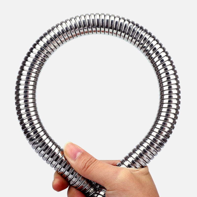 COOLWEST 38 Inch Flexible Stainless Steel Hose Replacement Kit for All Brand Commercial Pre-Rinse Kitchen Sink Faucet (96CM 38") 38inch Hose