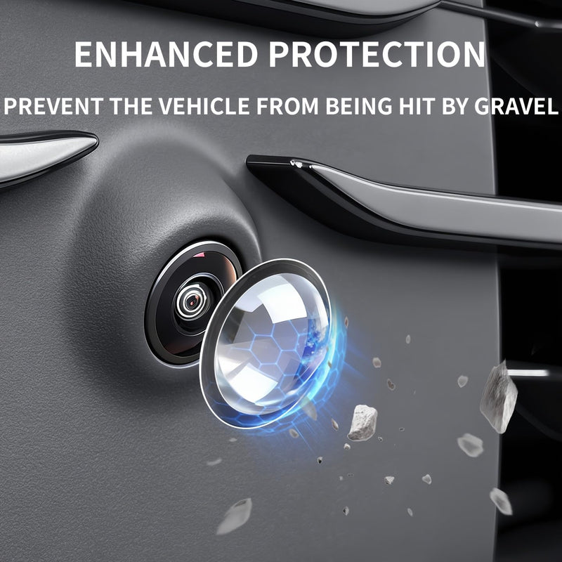 Car 360° Panoramic Camera Lens Protective Film, HD Transparent Protector, Anti Dust Fog Scratch Impact for Front Rear Vehicle Cameras