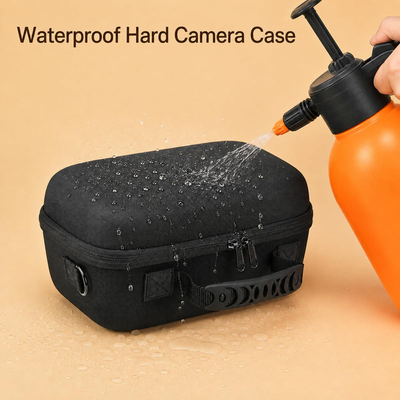 Camera Case for Sony Alpha 7 VI III IV/7R V, Hard EVA Protective Bag | EVA Shell, Shoulder Strap, 4 Adjustable Dividers Compact Travel Bag