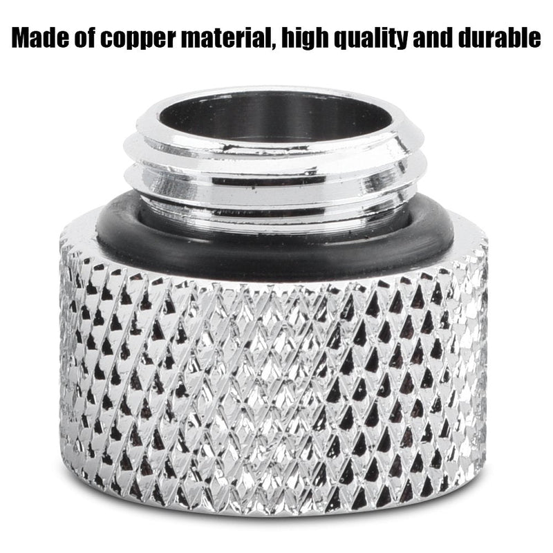 Richer-R Screw Seat,2pcs12.5/15/20/25/35/45mm Water Cooling G1/4 Male to Female Extender Fitting Adapter for Computer Water Cooling System (12.5mm)