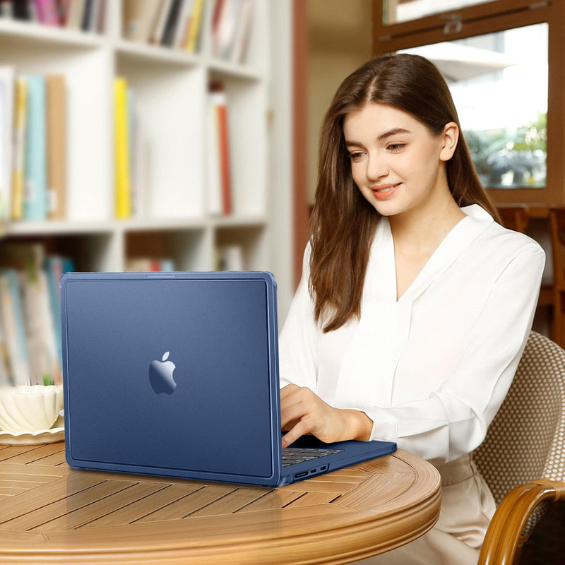 MOSISO Compatible with MacBook Air 15 inch Case M5 M4 M3 M2, Midnight | Matte Finish Protective Hard Shell with Reinforced Corners &Keyboard Cover&Screen Film for A3449 A3240 A3113 A2941