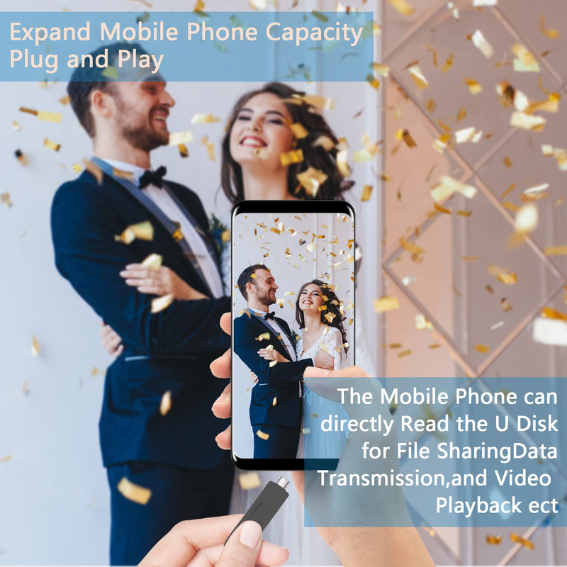 Maxone External 512GB Portable Solid State Flash Drive, USB Type C Both 3.2 Tech - 2 in 1 Dual Drive Memory Stick Super Speed.Optimal Speeds Up to 600MB/s Read, 550MB/s Write.