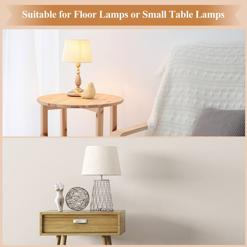 Mudder 2 Sets Finish Make a Lamp Light Kit, Lamp Wiring with 8 Inch Harp and 3 Way Socket, Make a Amp Kit Complete for DIY Light Design or Repair(Brass) Brass