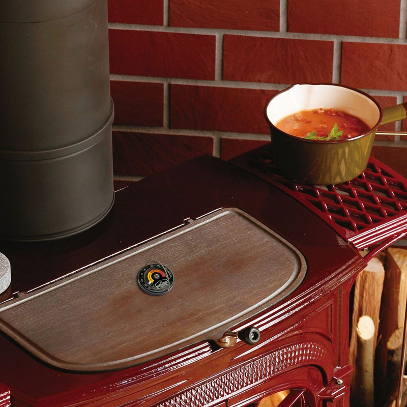 Midwest Hearth Wood Stove Thermometer - Magnetic Stove Top Meter (Made in USA)