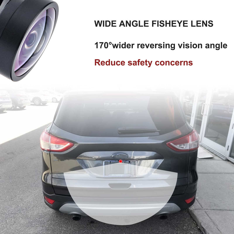 Rear View Backup Camera Compatible with Ford Escape 2014 2015 2016 Parking Assist Camera Replace# GJ5T19G490AD GJ5T-19G490-AB EJ5Z-19G490-A